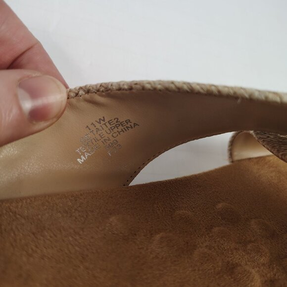 Easy Spirit Taite 2 Woven Slip-On Comfort Slide Sandal Womens 11 Wide - Picture 7 of 7